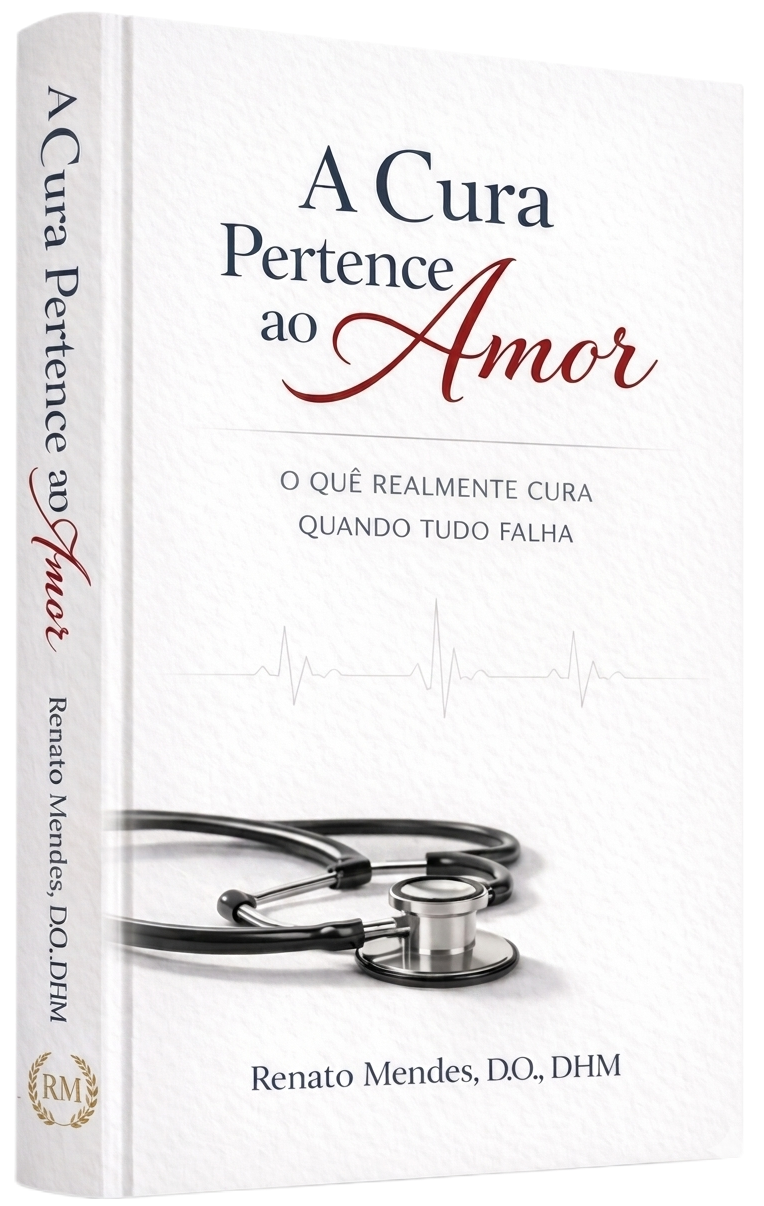 Capa do livro A Cura Pertence ao Amor