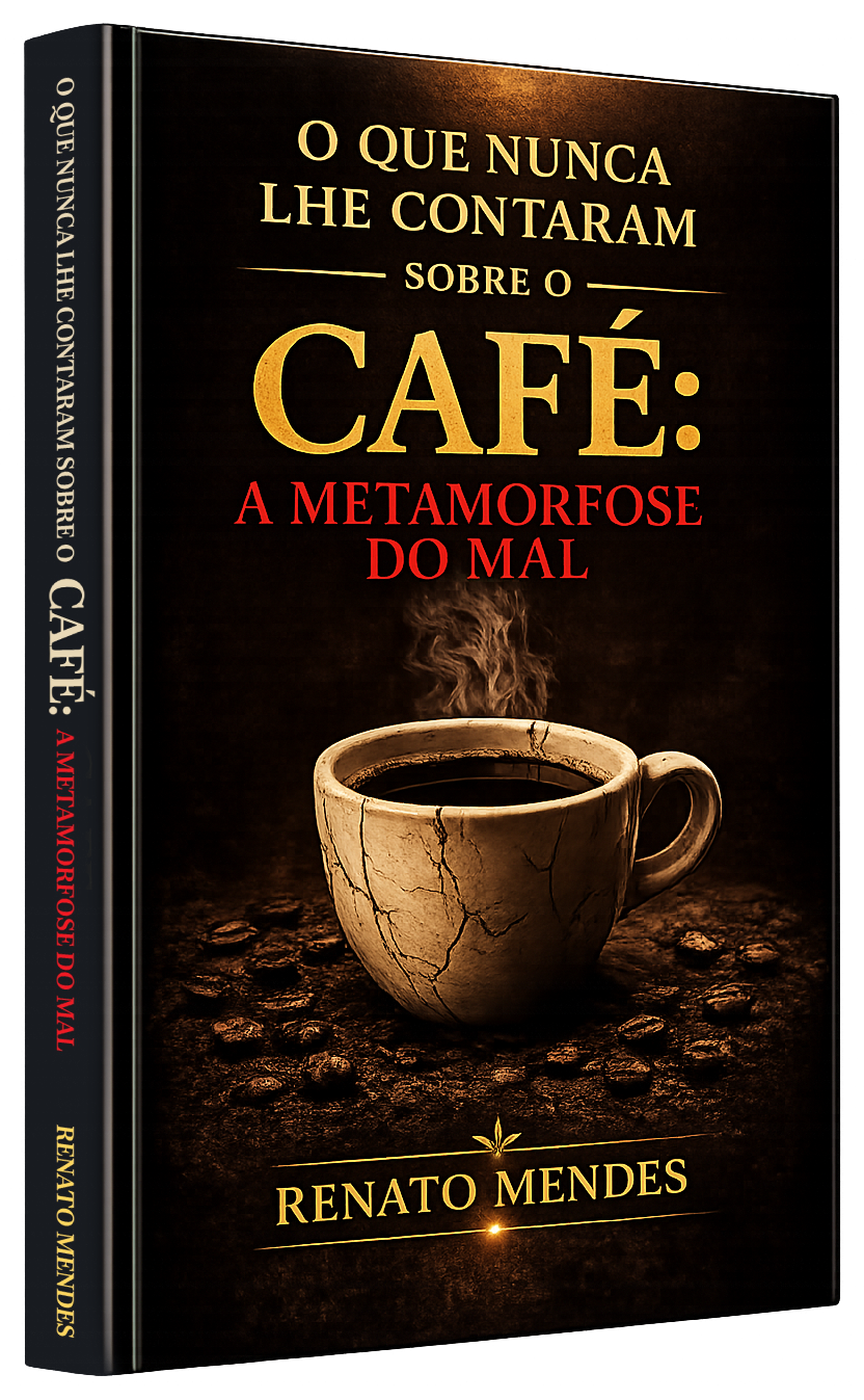 Livro CAFÉ: A Metamorfose do Mal em perspectiva, com capa, lombada e contracapa visíveis